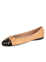 Black Calf Leather/Beige Calf Leather Color