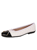 Cozy Quilted Leather Ballet Flat