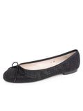 Bingo Textured Leather Ballet Flat