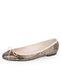 Luxe Snake Ballet Flat