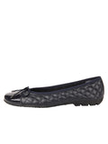 Cozy Quilted Leather Ballet Flat