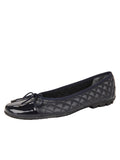 Cozy Quilted Leather Ballet Flat