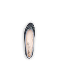 Bingo Textured Leather Ballet Flat