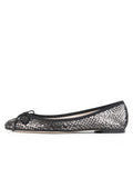 Luxe Snake Ballet Flat