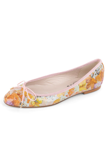 Luxe Printed Floral Ballet Flat