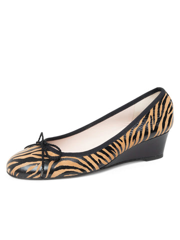 Noble Zebra Print Wedge